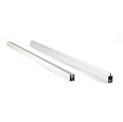 Alu Design top/bund skinne - 1800 mm - 1 sæt