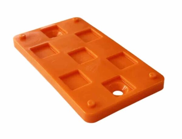 Knudsen K-Klods 45C, 5 x 45 x 80 mm, orange, 250 stk.