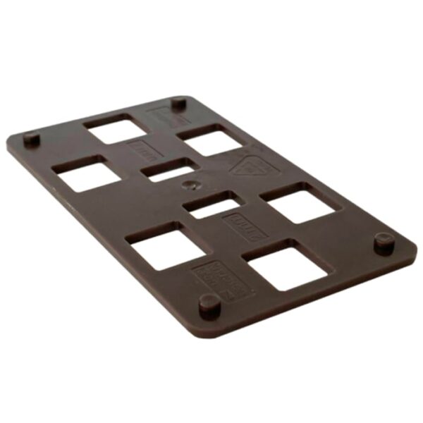 Knudsen K-Klods 45C, 2 x 45 x 80 mm, brun, 500 stk.