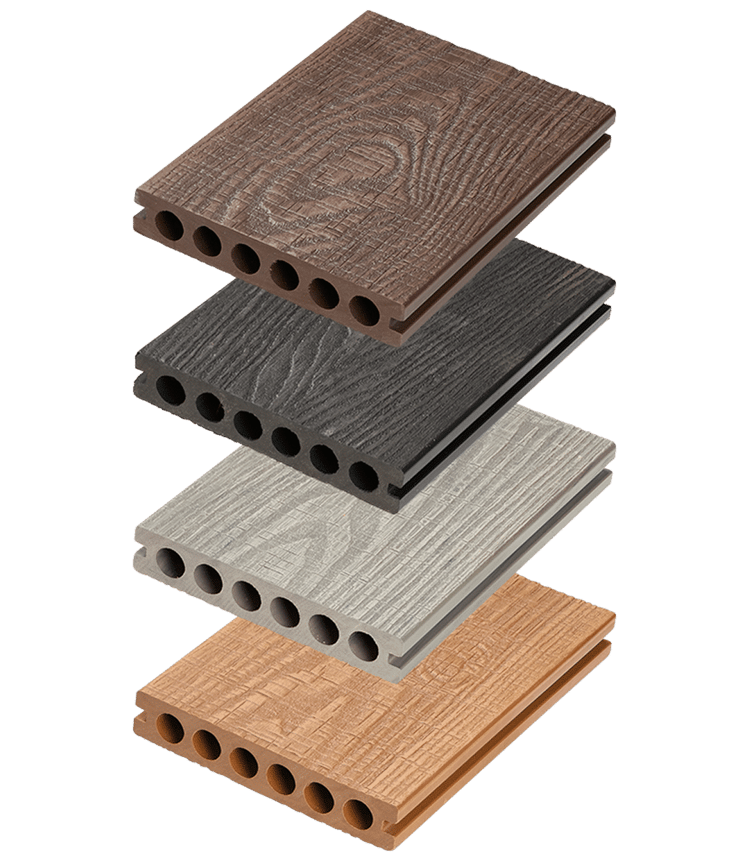 Marokko 3D Komposit Terrassebrædder - 25×140 mm