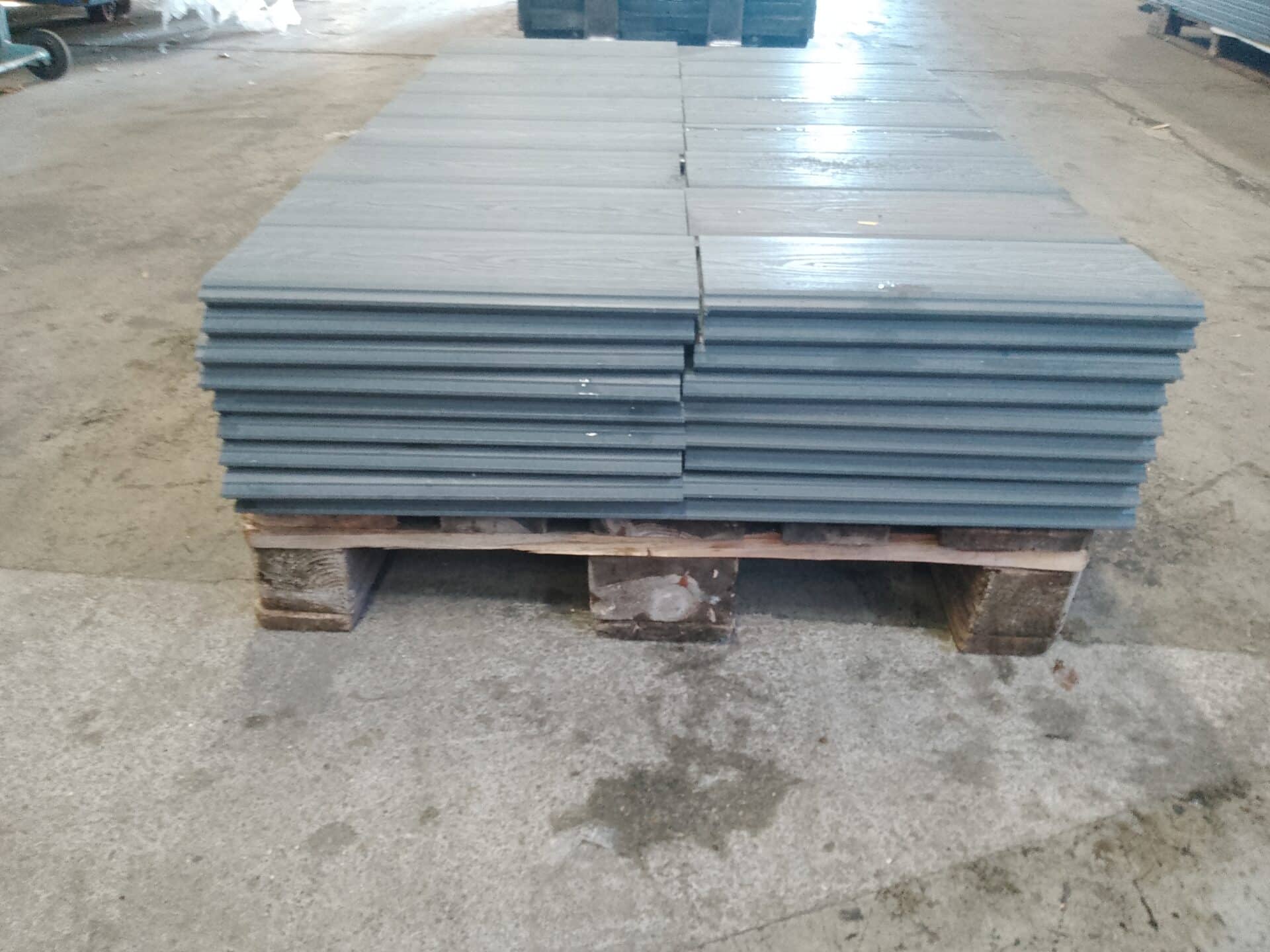 RESTPARTI, Rækværksbrædder Luksus (12) - 25 x 160 x 400 mm Lys grå, 144 stk., Outlet