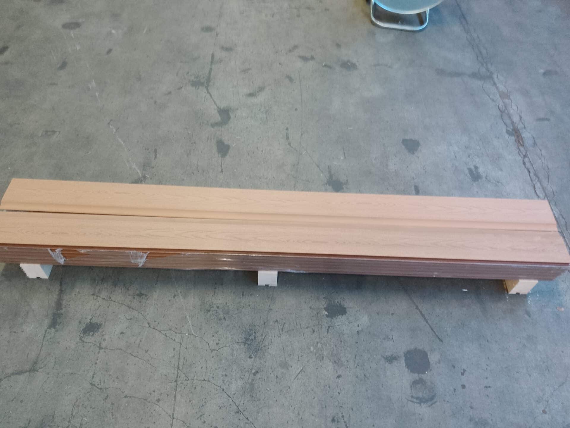 RESTPARTI, Komposit Rækværksbrædder (15) - 24 x 150 x 2200 mm Lys brun, 12 stk., Outlet