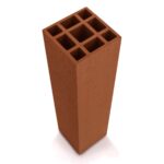 En Komposittræ stolpe i Teak