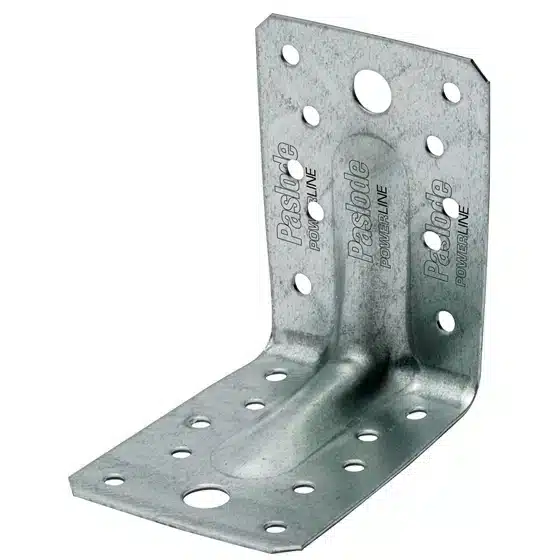 Vinkelbeslag V2 m/rib, 90x90x65x1,5 mm