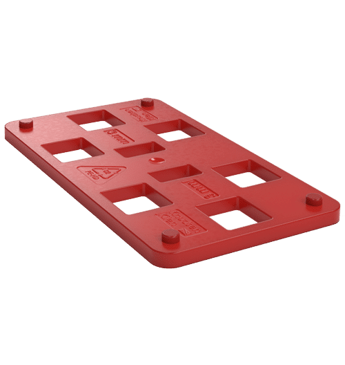 K-Klods 45C - 3 mm x 45 mm x 80 mm, rød, 500 stk.